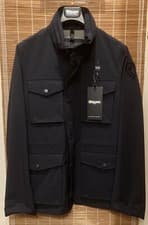 Image of *Offer* Blauer Multipocket Jacket Stowaway Hood Navy Blue XL New RRP £290