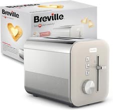 Image of Breville High Gloss 2-Slice Toaster with High-Lift & Wide Slots | Cream VTT967