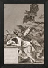 Image of The Sleep Produces Pixels Framed Wall Art Poster Canvas Print Picture
