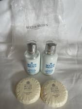 Image of Molton Brown Templetree Lotion 50ml x2 Triple Milled Soaps 25g x2, Dust Bag New