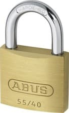 Image of ABUS 40mm Brass Padlock Keyed Different Standard Shackle - 55/40