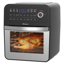 Image of EMtronics EMAFO12LDSL 12L Digital Air Fryer Oven Combi with Timer - Silver