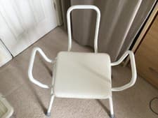 Image of Aidapt VG835 Height Adjustable Malling Perching Stool with Arms and Back
