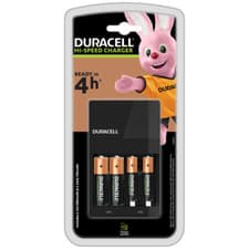 Image of Duracell Battery Charger Hi-Speed Value CEF14 with 2 x AA & 2 x AAA Batteries