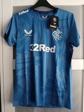 Image of Glasgow Rangers Womens Short Sleeve Players Training Tee - Size 14 - *Brand New*