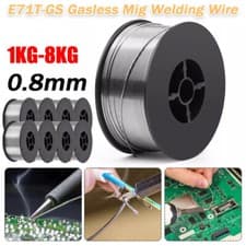 Image of 1KG-8KG Gasless Welding Wire MIG Flux Cored Wires Reel Spool Roll 0.8mm E71T-GS