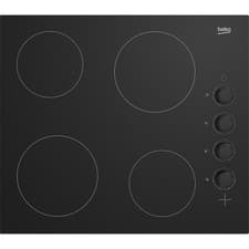 Image of Beko - Ceramic Hob - 4 Burner - 60 cm - Black - HIC64102