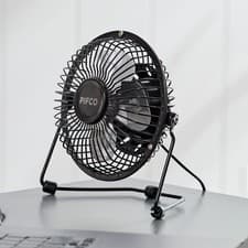 Image of Portable Mini Desk Fan 4'' USB Powered Cooling fan for Office Desk Travel Home