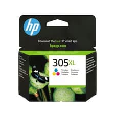 Image of Genuine HP 305 XL Tri-Colour Ink Cartridge 3YM63AE