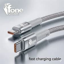 Image of USB C to Type C Cable 3A 60W Fast Charger Braided Long Lead 0.25M 1M 2M 3M