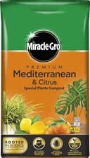 Image of Miracle-Gro Peat Free Premium Mediterranean & Citrus Compost 10 Litre Bag