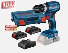 Image of Bosch 06019K3371 GSB 18V-45 Professional Combi Drill 18V 2 x 2.0Ah Li-ion