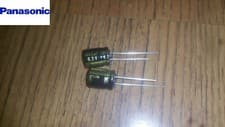 Image of 2 Panasonic 1000uF 6.3V Low ESR Electrolytic Capacitor 105C EEUFM0J102 FM Series