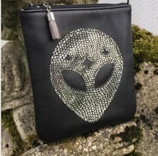Image of Alien Leather Bag / Pouch by Verona Black