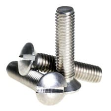 Image of M2 M2.5 M3 M4 A2 Stainless Steel Raised Slotted Countersunk Machine Screws Bolts