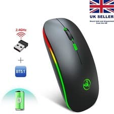 Image of Gaming Mouse for ACER Predator Laptop Wireless Bluetooth mouse Dual Mode