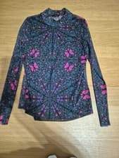 Image of BNWT Ted Baker Size 4 (UK 14) Pink & Grey Floral Blouse