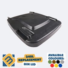 Image of Wheelie Bins & Bin Accessories | 120L,240L,360L | Bins,Wheels,Lids,Axels,Pins
