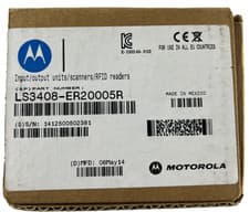 Image of Motorola LS3408-ER20005R Rugged Barcode Scanner Extended Range Yellow New