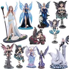 Image of Fairy Faerie Pixie Ornament Nemesis Now Fantasy Figurine Home Decoration Gift