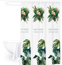 Image of New Peva Shower Curtains in 30 Beautiful Designs and Colours