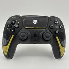 Image of PS5 DualSense Helldivers 2 Limited Edition Controller – Black Yellow RARE