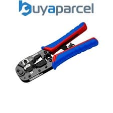 Image of Knipex 97 51 13 SB Crimping Pliers for RJ45 Western Plugs KPX975113SB