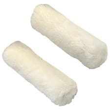 Image of Faithfull Medium Pile Mini Roller Refills 100mm (4in) Pack of 2