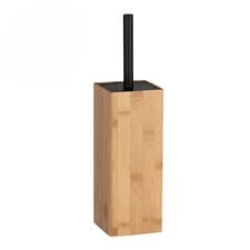 Image of Bamboo Toilet Brush Set Brush Set Brush Holder Toilet Brush