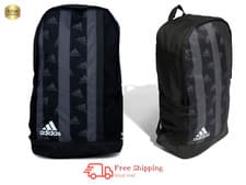 Image of Adidas Backpack Mens Womens Gym School Sports Rucksack Bottle Holder Bag New