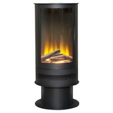 Image of Acantha Orbit Cylinder Electric Stove with Remote in Black