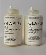 Image of Olaplex No.4 Bond Maintenance Shampoo 100 ml and No.5 Conditioner 100 ml
