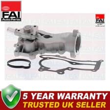 Image of FAI Water Pump Fits Vauxhall Corsa Astra Meriva Adam Mokka 1.2 1.4