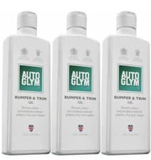 Image of 3 X AUTOGLYM BUMPER AND TRIM GEL BUMPER CARE 325ML Free P & P