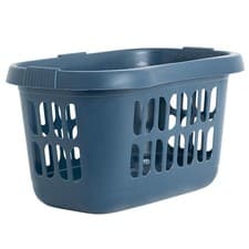 Image of 60L Plastic Hipster Laundry Basket Washing Clothes Linen Tidy Storage Hamper Bin
