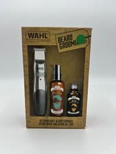 Image of Wahl Beard Grooming Set Rechargeable Beard Trimmer, Beard Wash & Oil 9916-803