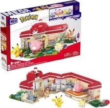 Image of MEGA BLOCKS: POKEMON FOREST POKEMON CENTER BUILDING TOY SET