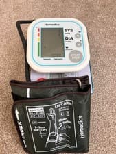 Image of Homedics - Automatic Arm Blood Pressure Monitor - Model: UMB-1491-SN