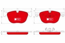 Image of Fits TRW MOTO GDB1726DTE Brake Pad Set, disc brake OE REPLACEMENT