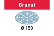 Image of Festool Granat 150mm Sanding Discs P120 Grit – Pack of 50 – 578359