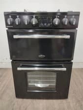 Image of Belling FARMHOUSE60DFBLK Cooker Farmhouse Dual Fuel Double Oven [ID7211058130]