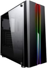 Image of CiT Zoom ATX PC Case RGB Mid Tower Tempered Glass USB 3.0 Gaming