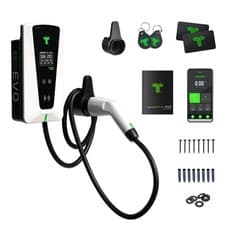 Image of techtron® EV22 EVO 22kW Type 2 Smart Home EV Charger WiFi Bluetooth RFID 5m