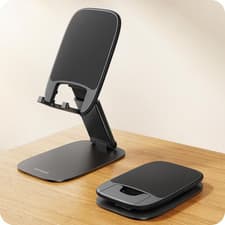 Image of Lamicall Cell Phone Stand for Desk - [Ultra-Thin] Foldable Mobile Phone Holder,