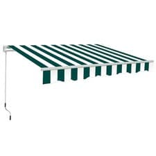 Image of Garden Patio Manual Awning Canopy Sun Shade Shelter Retractable 5 Size 8 Colour