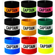 Image of Captains Armband Football, Rugby, Hockey Sports Teams - Adult Senior Kids Junior
