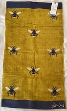 Image of Joules Botanical Bee Hand Towel New Gold