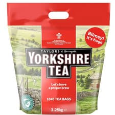 Image of Yorkshire Tea, Total 1040 Tea Bags, (Pack of 3.25 kg)