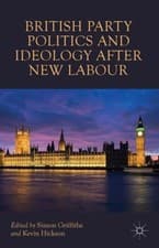 Image of BRITISH PARTY POLITICS AND IDEOLOGY AFTE by GRIFFITHS, SIMON Paperback Self Help