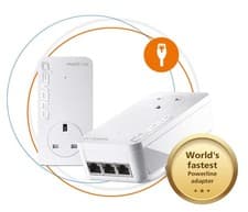 Image of Devolo Magic 2 2400 LAN Triple Starter Kit Powerline Adapter High Speed Network